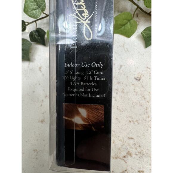 Primitives by Kathy Copper Wire Lights Battery Powered 100 Lights 6 Hour Timer - Picture 2 of 3